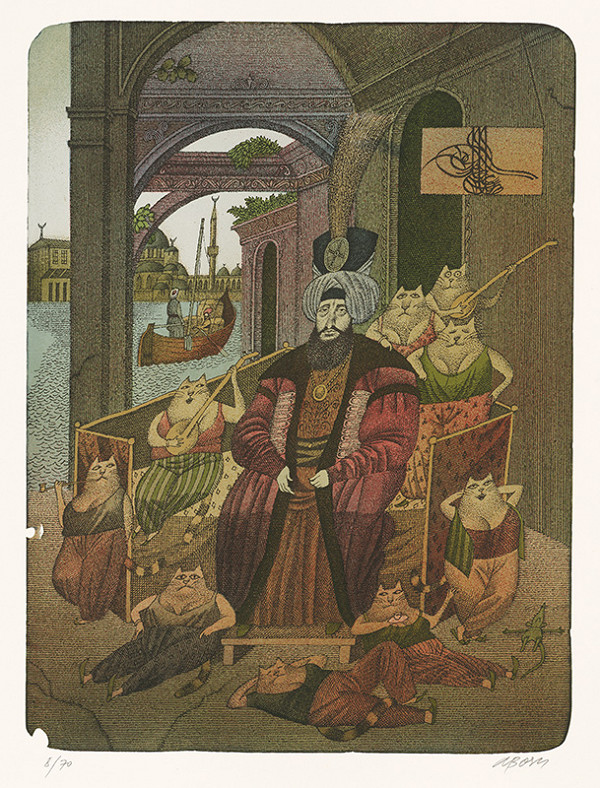 Adolf Born – Ospalé popoludnie v seraile 