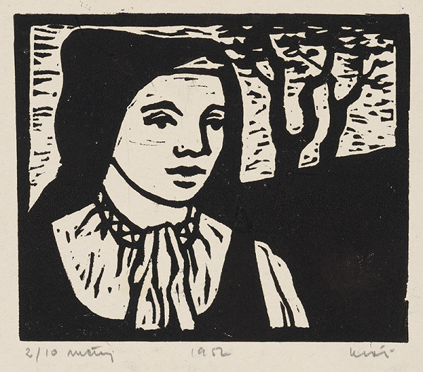 Fero Kráľ – Žena v kroji 