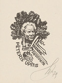 Vilnis Resnis – Ex libris P.Upítis 