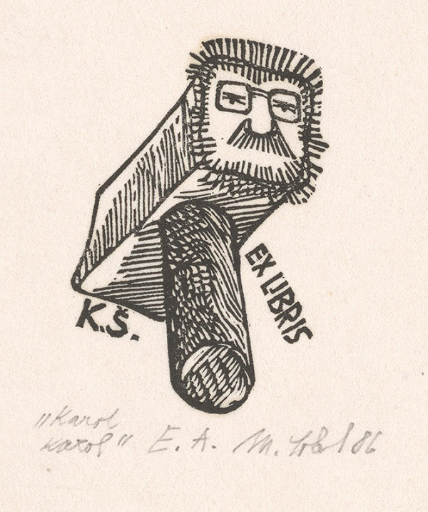 Milan Sokol – Ex libris K.Š. Karol, Karol