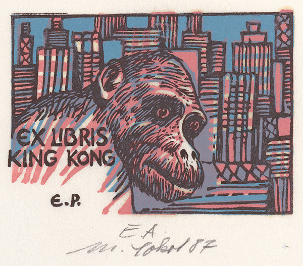 Milan Sokol – Ex libris King Kong