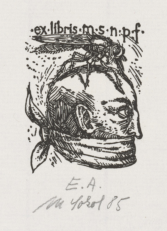 Milan Sokol – Ex libris m.s.n.p.f. 