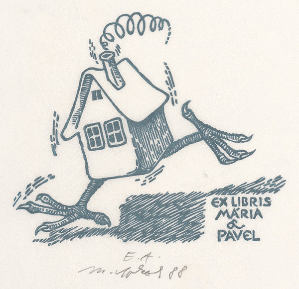 Milan Sokol – Ex libris Mária a Pavel 