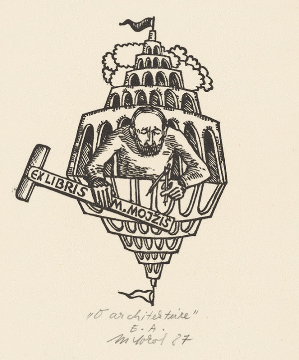Milan Sokol – Ex libris M.Mojžiš 
