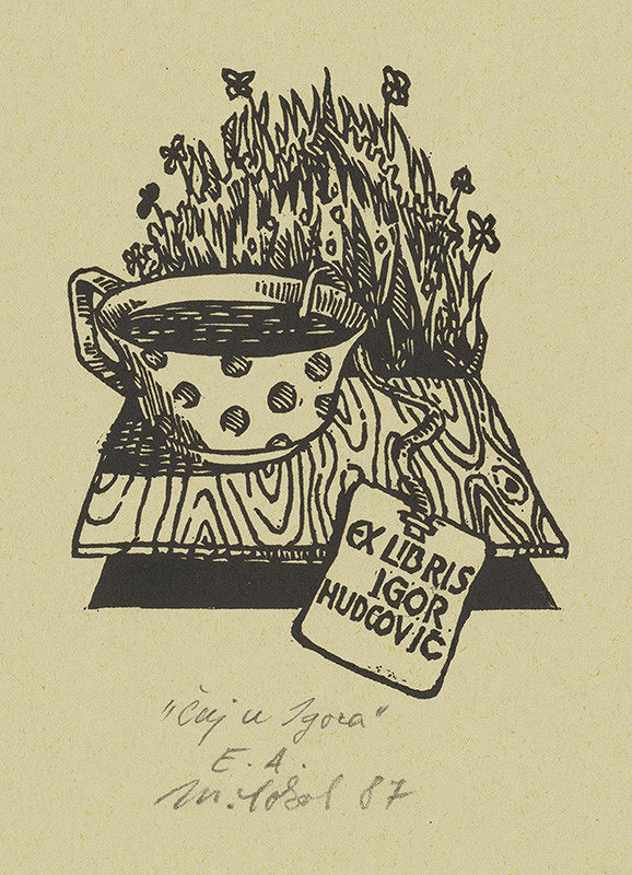 Milan Sokol – Ex libris I.Hudcovič 