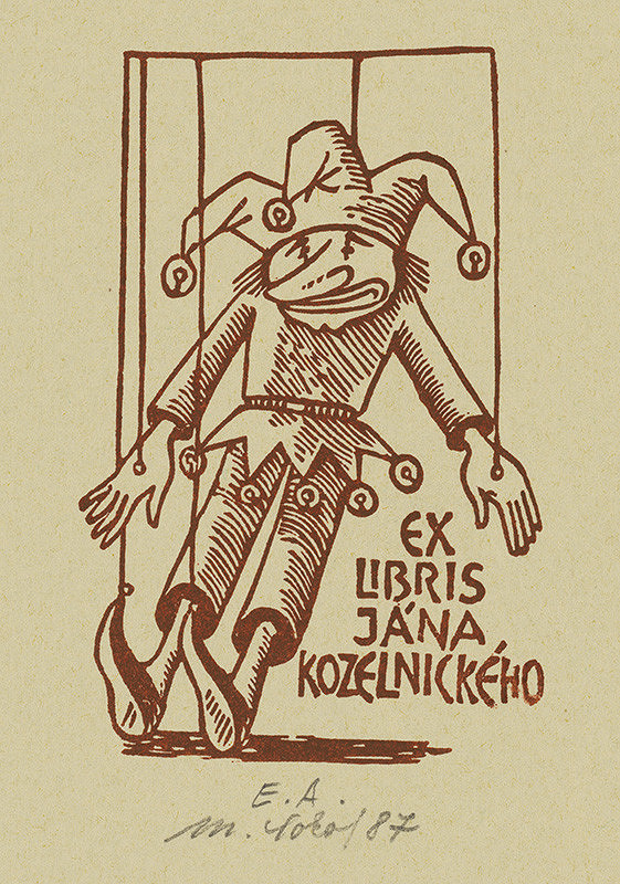 Milan Sokol – Ex libris J.Kozelnický 