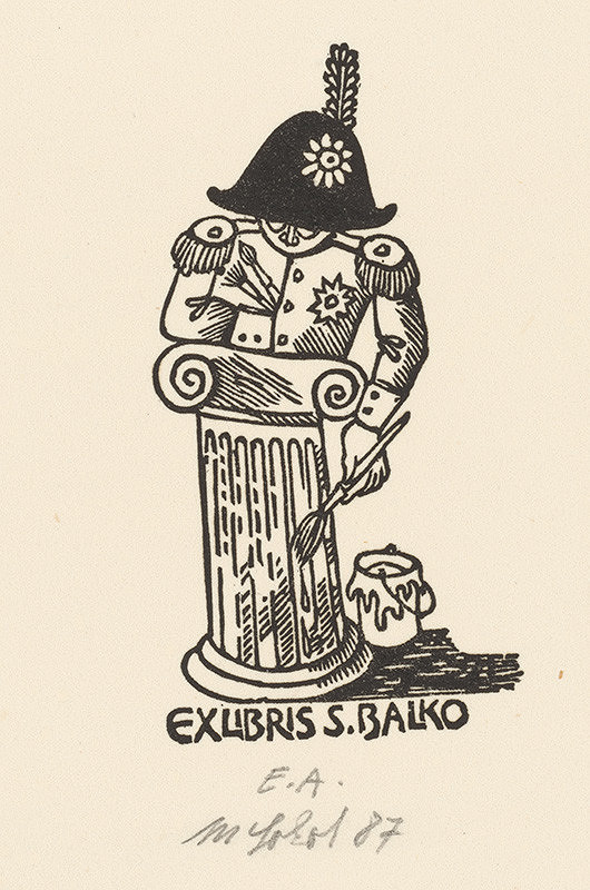 Milan Sokol – Ex libris S.Balka