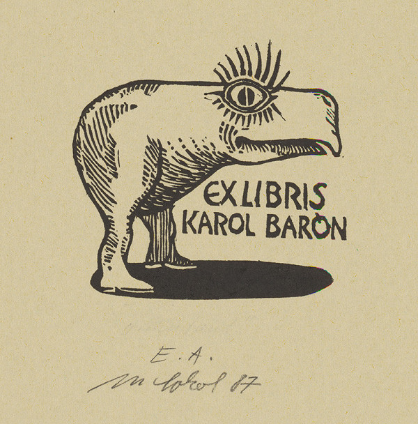 Milan Sokol – Ex libris Karol Baron 