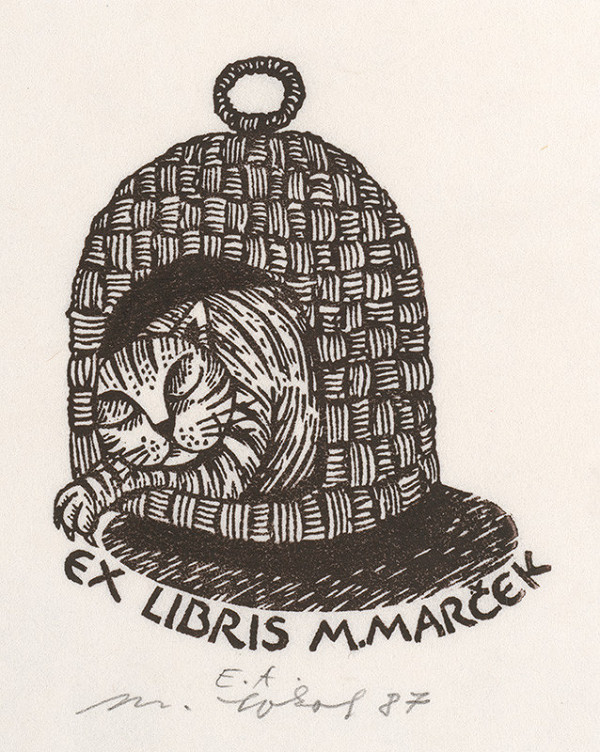 Milan Sokol – Ex libris M.Marček