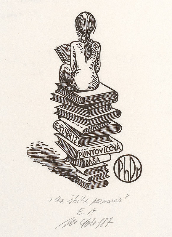 Milan Sokol – Ex libris Dáša Plintovičová 