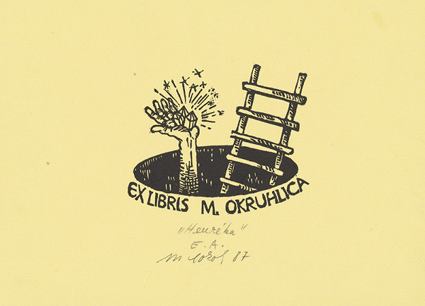 Milan Sokol – Ex libris M.Okruhlica 