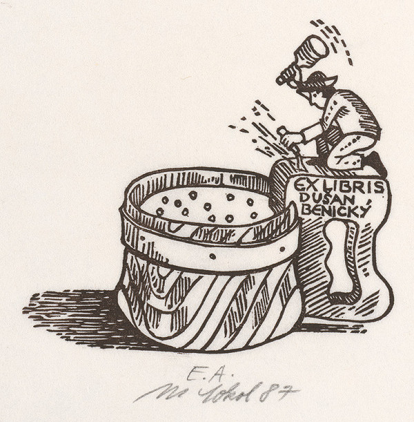 Milan Sokol – Ex libris D.Benického 
