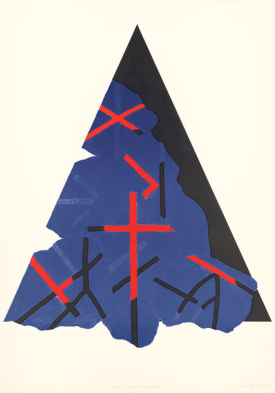 Rudolf Sikora – Mohyla II -geometricky zrezaná 