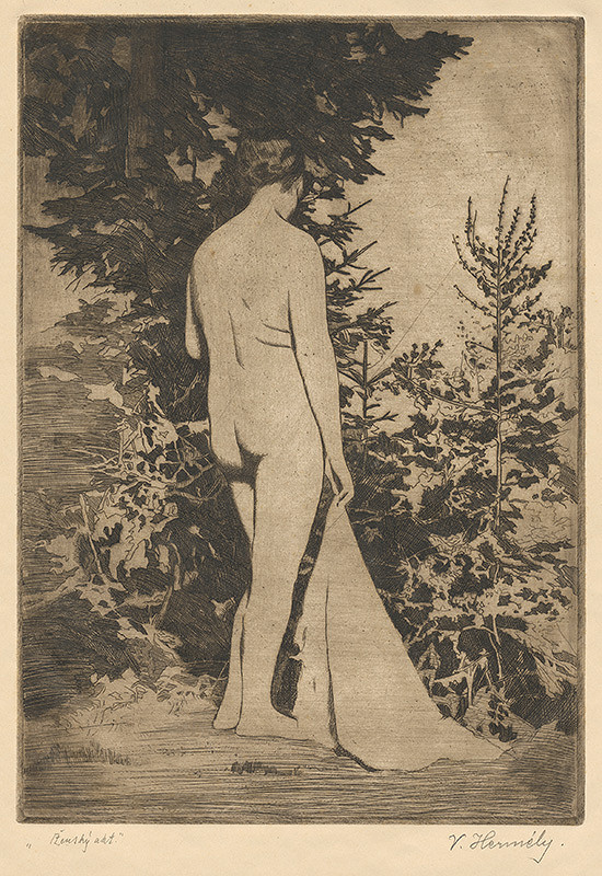 Viktor Hermély – Ženský akt 