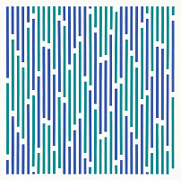 Horst Bartnig – 72 prerušení 72 čiar v 2 farbách 