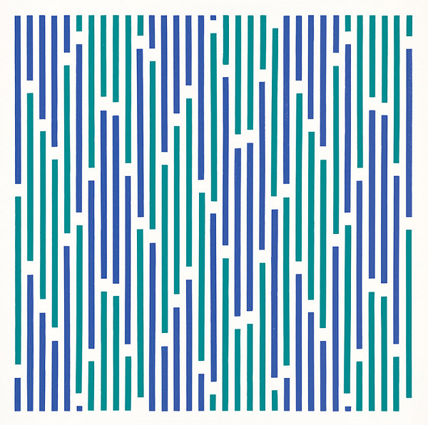 Horst Bartnig – 72 prerušení 72 čiar v 2 farbách 