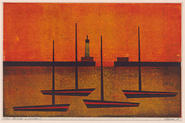 Štefan Čapka – Zátoka v prístave I. 