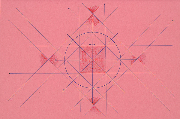 Stanislav Filko – MANDALA – SYNCHRONNOSŤ – VO FARBACH ČAKIER – PULZÁCIA – INTER 3.4.5. DIMENZIA DLHOČASOVOSTI – KREATIVITA ... list zo skicára 