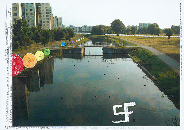 Stanislav Filko – RETROOQS.F. (projeketart k projektu 12 farieb skutočnosti – RETRQ = HAPPSOCSF, Bratislava, Petržalka) 