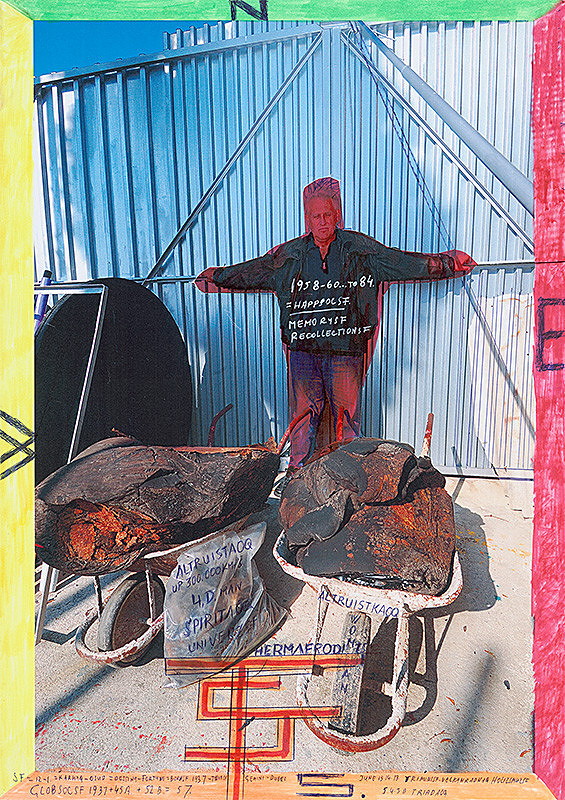 Stanislav Filko – Bez uvedenia názvu (projektart k ateliéru na Snežienkovej)   