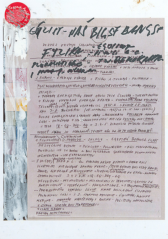 Stanislav Filko – Bez uvedenia názvu (projektart To pravé acidkové) 