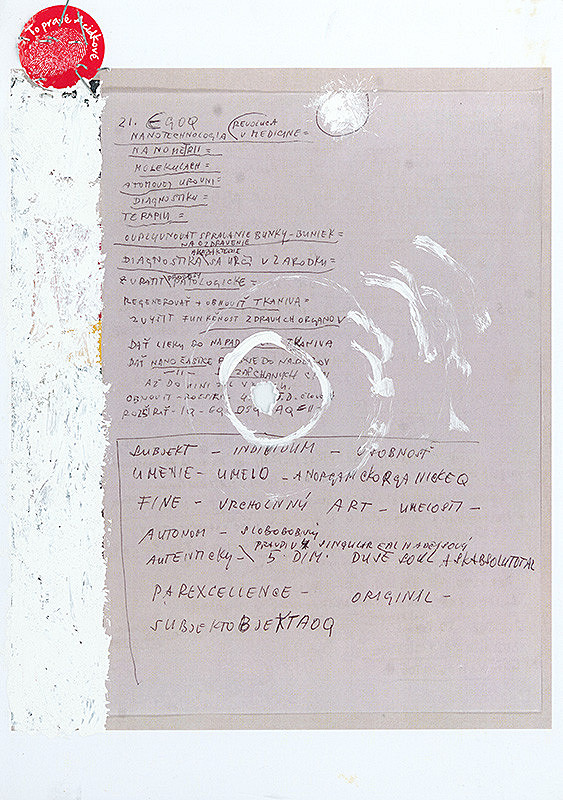 Stanislav Filko – Bez uvedenia názvu (projektart To pravé acidkové) 