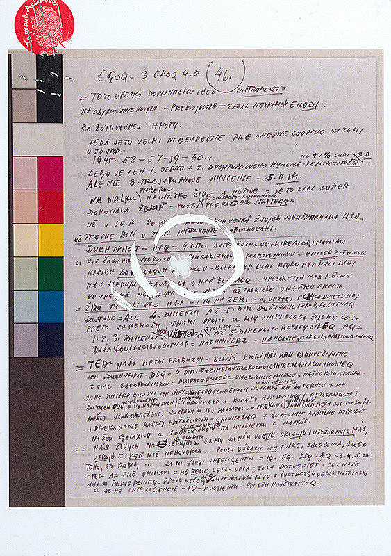 Stanislav Filko – Bez uvedenia názvu (projektart To pravé acidkové) 