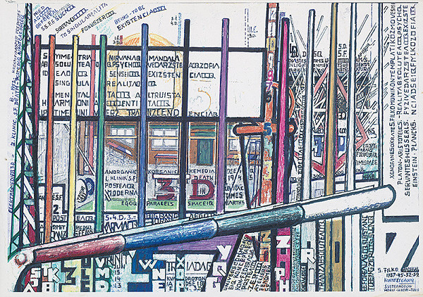 Stanislav Filko – Bez uvedenia názvu (S. FILKQ RADIKAL 1937-45-52-59. KONTEXTEAOOQ – S.VETEANOOOQ – HORN – HARD – TREE) 