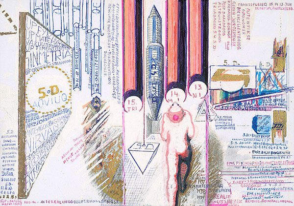 Stanislav Filko – Bez uvedenia názvu (5.D. AOVIUQ – 15. TRI – 14. MI – 13. NI)  