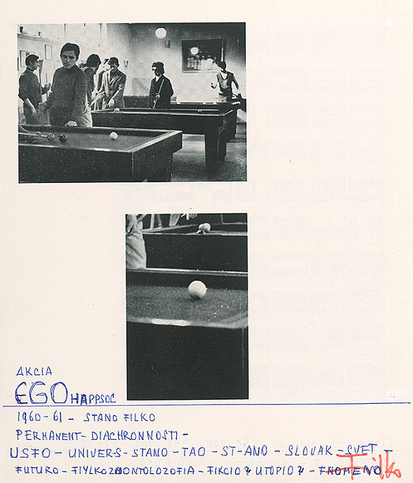 Stanislav Filko – HAPPSOC – 3. – 1960-66 – ... STANO FILKO / AKCIA EGOHAPPSOC (časť názvu) 