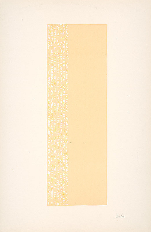 Stanislav Filko – Transcendentation – Oversensuality – Creation, Horizontal (časť názvu)   