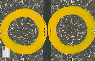 Stanislav Filko – Bez uvedenia názvu (žlé dosky vo fareb. systéme SF)  