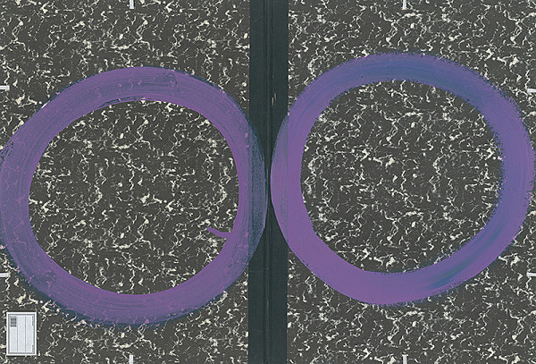 Stanislav Filko – Bez uvedenia názvu (fialové/ružové dosky vo fareb. systéme SF)  