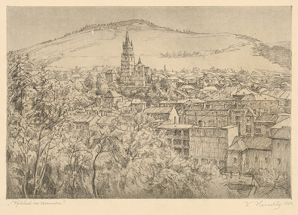 Viktor Hermély – Výhľad na Kremnicu 