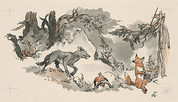 Jaroslav Vodrážka – Vlk a líška I. 