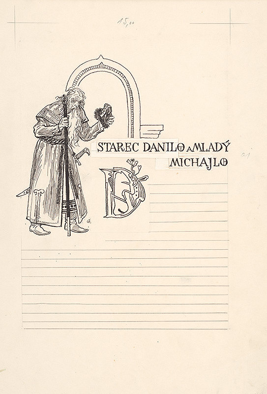 Jaroslav Vodrážka – Starec Danilo a mladý Michajlo I. 