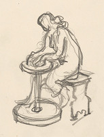 Rudolf Pribiš – Pri hrnčiarskom kruhu 