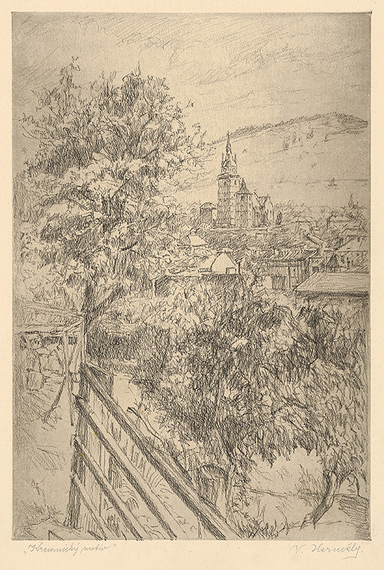 Viktor Hermély – Kremnický motív II. 