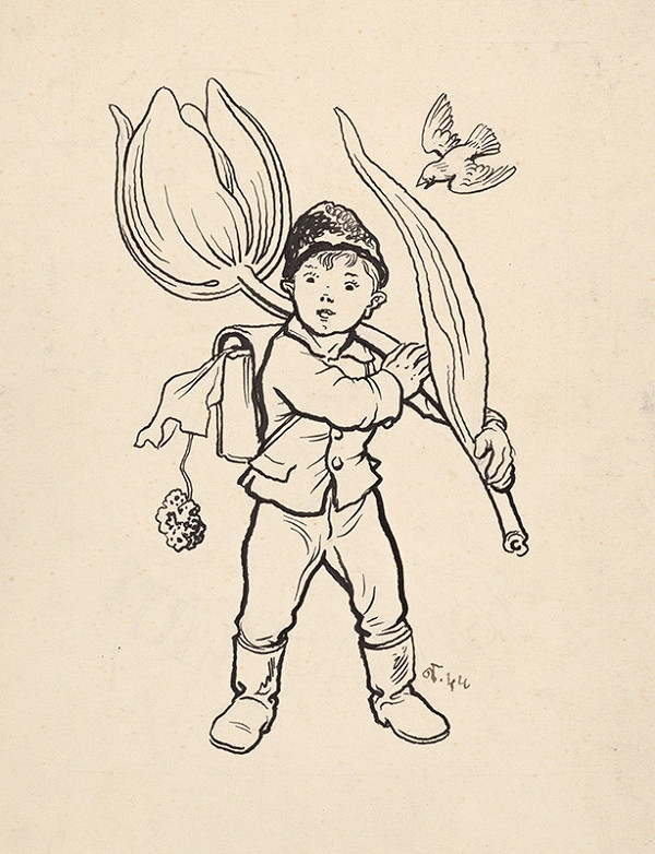 Jaroslav Vodrážka – Emblém edície Tulipánik 