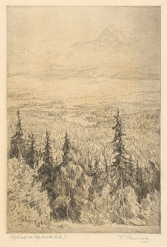 Viktor Hermély – Výhľad na Liptovské hole 