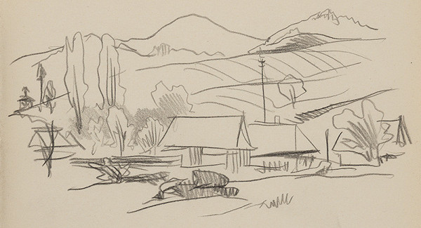 Jaroslav Vodrážka – Kresba č. 16 - Lužná 