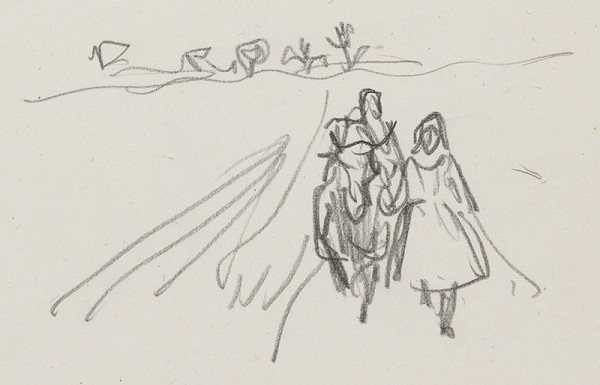 Jaroslav Vodrážka – Kresba č. 24 - Z vlaku 