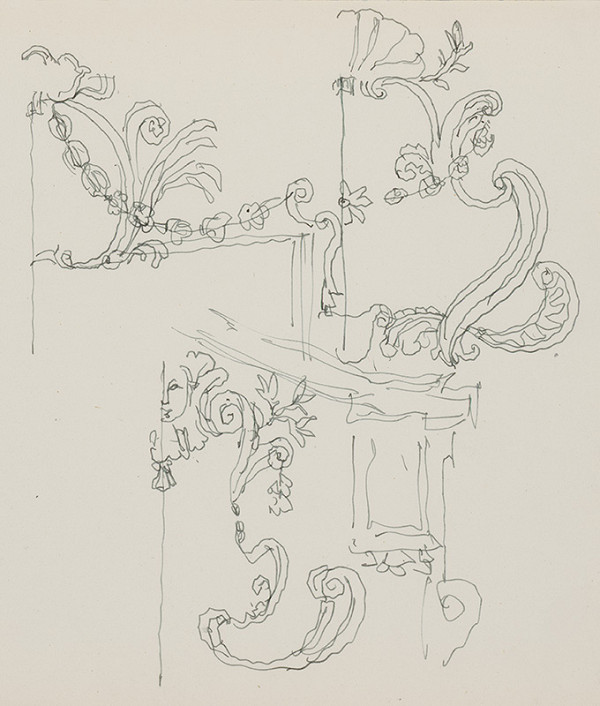 Jaroslav Vodrážka – Kresba č. 8 - Kartuše 