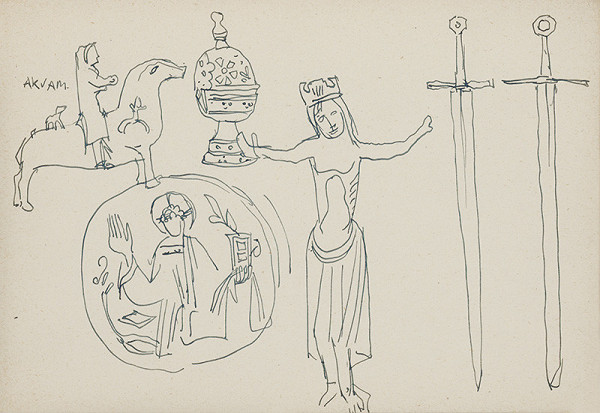 Jaroslav Vodrážka – Kresba č. 2 - Rákóczi, Podkarpatská Rus 