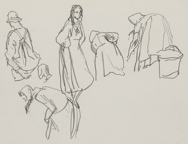 Jaroslav Vodrážka – Kresba č. 17 - Trhovkyne, Martin, Vodopád 