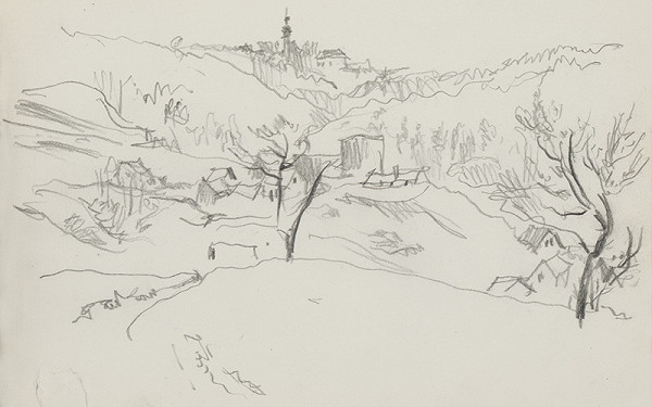 Jaroslav Vodrážka – Kresba č. 4 - Sázava, Akty 