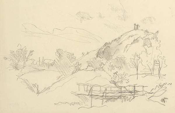 Jaroslav Vodrážka – Krajina s mostíkom 