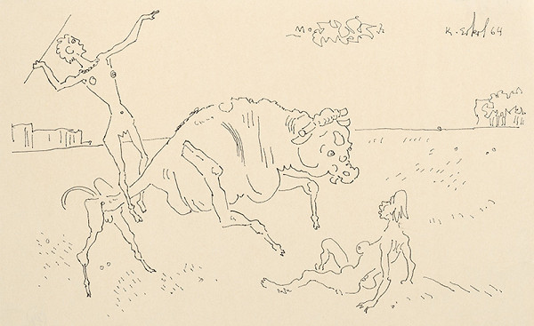 Koloman Sokol – Ženy a býk 