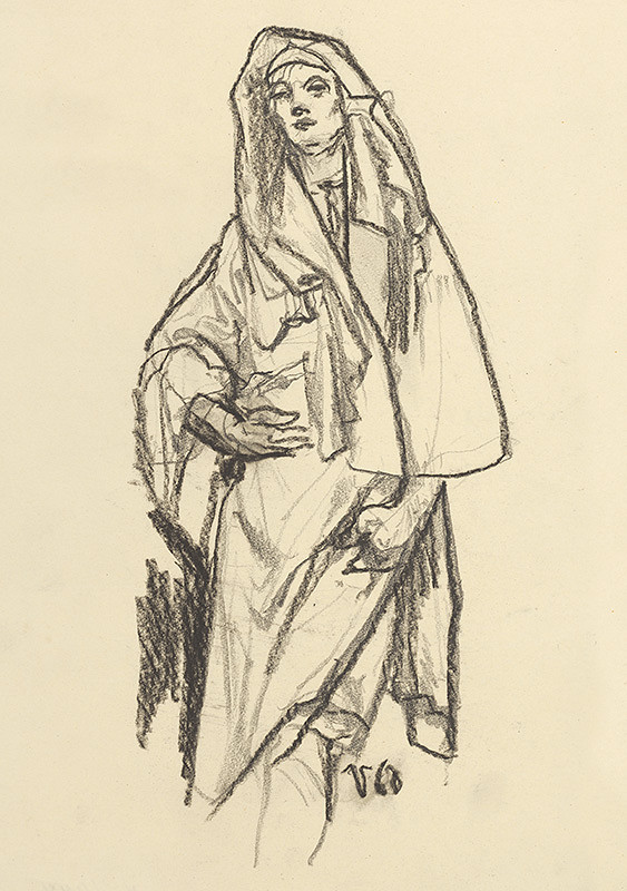 Jaroslav Vodrážka – Žena v rúške 