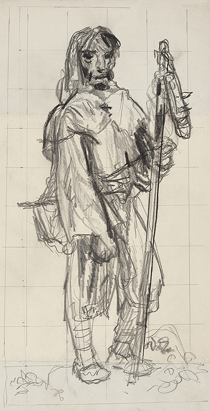 Jaroslav Vodrážka – Huslista s cepom 